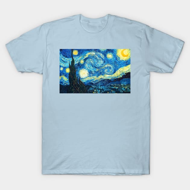 Van Gogh - Starry Night T-Shirt by RandomGoodness